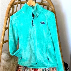 North Face jacket. Beautiful soft pastel green.